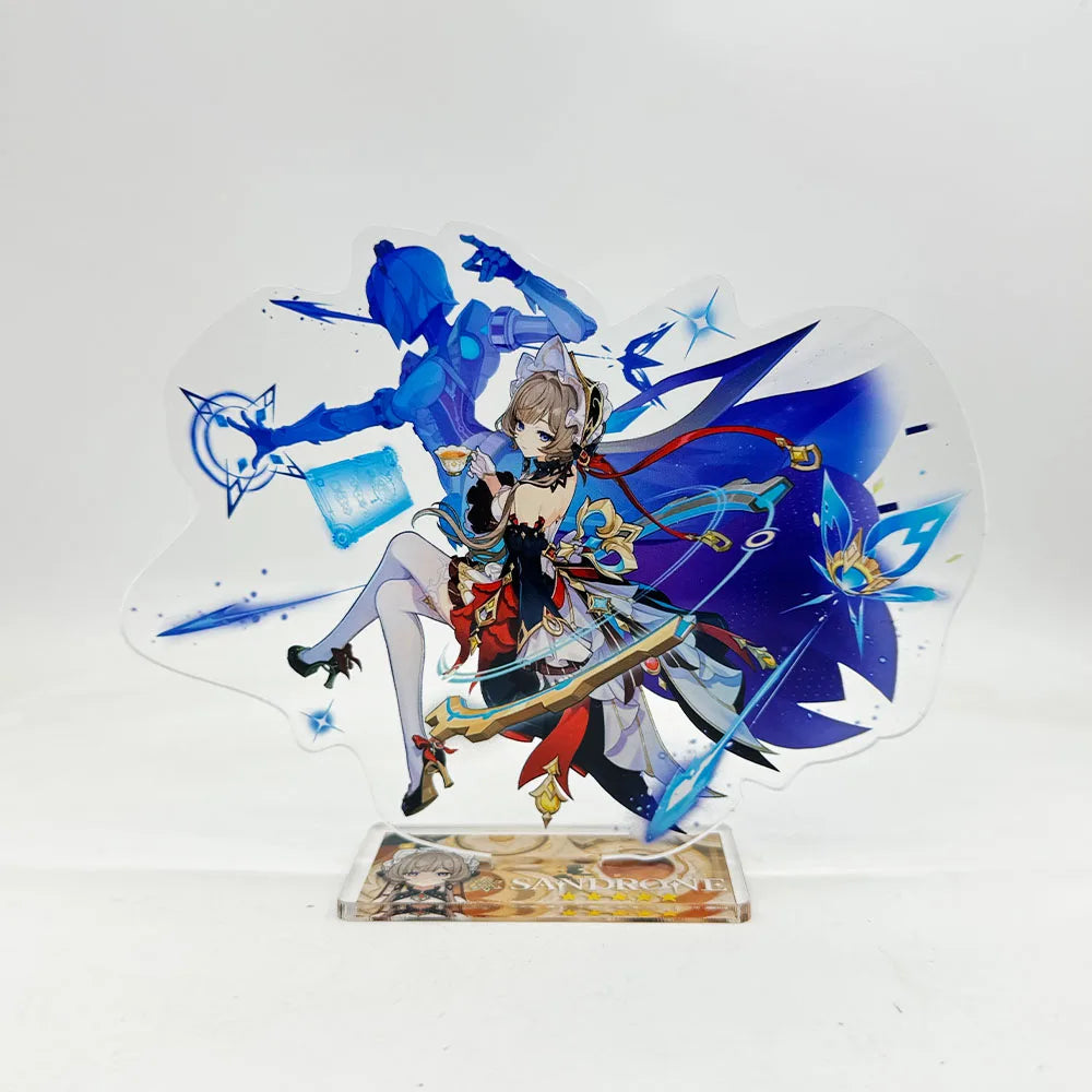 Odette Lohen Flins Durin Mavuika Columbina Xiao Arlecchino Acrylic Anime Model Furina Collect Desktop Decoration Keychains Gift