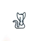 20/50pcs Cartoon Animal Paper Clip Cat Shaped Colorful Black Cat Paper Clips Metal Bookmark Cute Paper Planner Accessories