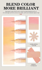 GuangNa 12-72 Colors Soft Brush Acrylic Marker Pen Set,Skin Tone, Macaron color,DIY Hand Drawn,Paint Art Markers pens,GN.8201F/M