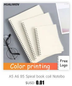 Translucent Frosted Notebook Inner Core Planner Binder Accessories Diary Stationery School Supplies A5 B5