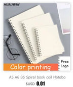 Translucent Frosted Notebook Inner Core Planner Binder Accessories Diary Stationery School Supplies A5 B5