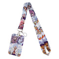 Zoro Lanyard Anime Pirate Card Holder Neck Strap for Key ID Card Phone Straps Badge Holder Keyrings Cosplay Accessories Gifts