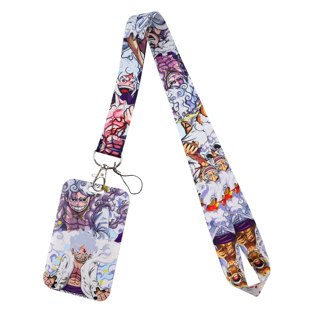 Zoro Lanyard Anime Pirate Card Holder Neck Strap for Key ID Card Phone Straps Badge Holder Keyrings Cosplay Accessories Gifts