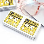 200-10Pcs/Box Glasses Cleaner Wet Wipe Disposable Anti Fog Misting Dust Remover Cleaning Lens Wipes Sunglasses Phone Screen