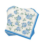 Disposable Blue Flower Porcelain Printed Napkins Birthday Wedding Tea Party Restaurant Party Decoration Tissue