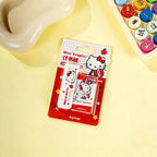 Genuine Sanrio Hello Kitty Stapler Set Cartoon Mini Portable Campus Office Stationery Supplies Books Document Binding Machine