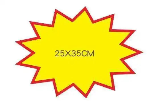 Burst Sign With Mid Flap Shelf Data Channel Pvc Star Pricecard Split Bursts Price Tag Card Pop Advertising Promotion Ticket