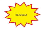 Burst Sign With Mid Flap Shelf Data Channel Pvc Star Pricecard Split Bursts Price Tag Card Pop Advertising Promotion Ticket