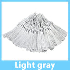 100pcs/Pack 13cm Tassel Silk Fringe Silky Floss Bookmark Tassels Mini Tassels for DIY Craft Jewelry Making Souvenir Bookmarks