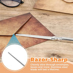 Letter Silver Mail Envelope Hand Slitter Opener