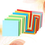 500Pcs 7Cm Construction Paper Colorful Folding Sheets Eco Friendly Safe Craft Material for Kids Kindergarten Art Stationery Home