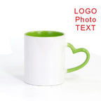 DIY Customized 350ML 12oz Ceramic Mug Print Picture Photo LOGO Text Personalized Coffee Milk Cup Creative Present Cute Gift