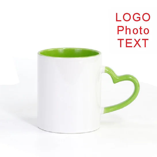 DIY Customized 350ML 12oz Ceramic Mug Print Picture Photo LOGO Text Personalized Coffee Milk Cup Creative Present Cute Gift