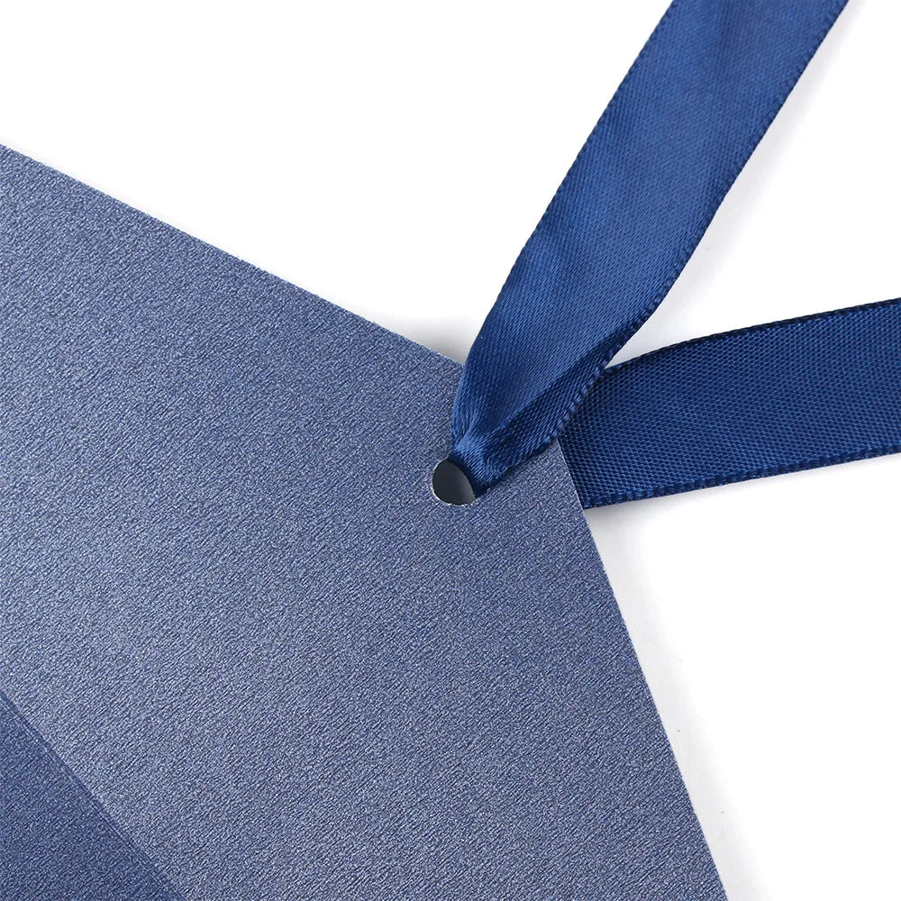 10Pcs Black Envelopes with Bow Ribbon Creative Black Greeting Card Bags Pearlescent Paper Envelop Wedding Invited Card Envelopes