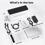 Phomemo 241 Bluetooth Shipping Printer Thermal Wireless Label Printer 108mm Compatible with iPhone Android Mac Window Wide Used