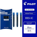 Japan Pilot V5/V7 Gel Pen Straight Liquid Replaceable Ink Cartridge 0.5/0.7mm for Writing School Stationery Office Accessories