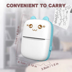 C9 mini HD printer portable sticker label Printer Bluetooth pocket thermal printer with paper for student note inkless printing
