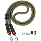 Quick Release Beads Round Rope Camera Shoulder Strap Lanyard for Canon Nikon Panasonic Sony Fujifilm Neck Strap Wrist Strap