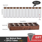 Coffee Beans Storage Container Tube Display Rack Tea Bottle Glass Single Dose Espresso Accessory Coffeware Set Barista Tool Gift