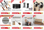 Coffee WDT Tools Needle Distributor Stainless Steel Powder Stirrer With Wooden Stand Espresso Maker Accessories Barista Tools