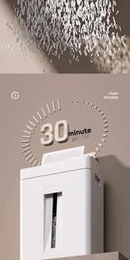 High-capacity Office Shredder with Five-level Security and Shredding Function It Can Shred Large Volumes of Documents and CDs