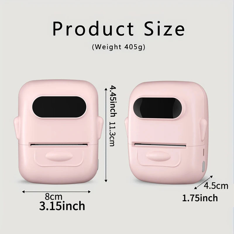 Marklife Thermal Label Printer P50 Protable Bluetooth Wireless Self-Adhesive Printer Tag Price Machine for Office School Kitchen