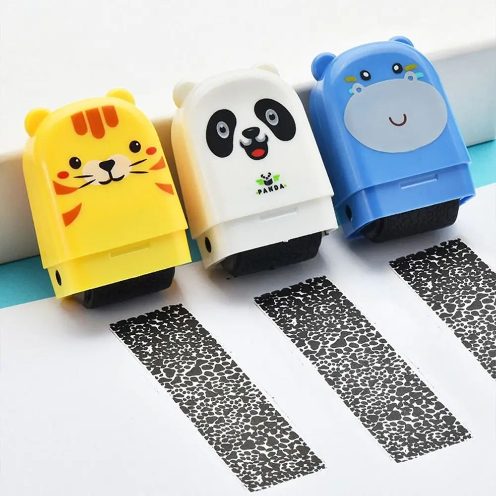 Express Bill Applicator Security Stamp Roller Express Unpacking Identity Protection Rolling Privacy Seal Privacy Applicator