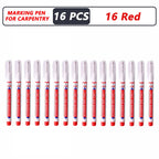 iLMH 4-40Pcs Deep Hole Long Nib Head Marker For Metal Perforating Pen Waterproof Bathroom Woodworking Decor Multi-Purpose Tool