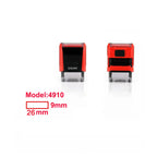 Custom Rectangular Office 1-4 Lines Self-Inking Personalized Stamp Create Your Own Stamp With Your Image, Text, Logo, Drawing