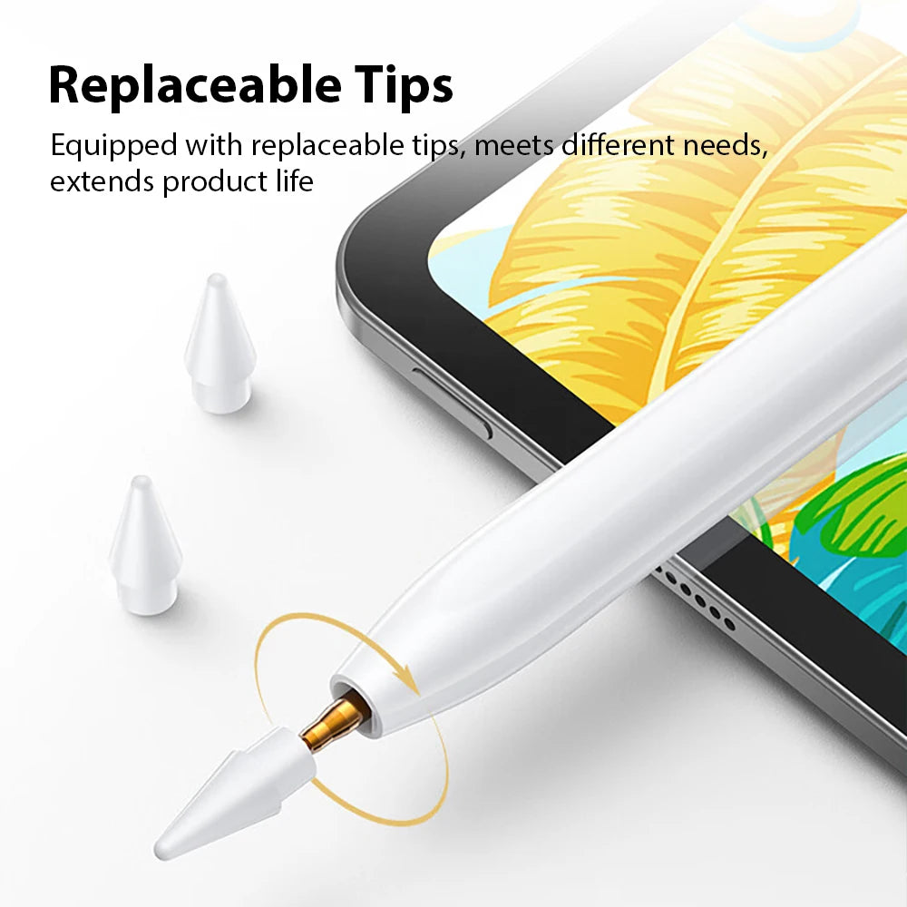 For Apple Pencil For iPad Air 11 M4 M3 M2 5 4 A16 Pro 13 11th M5 12.9 Stylus Pen 10 9 9th 10th Gen Mini 6 7 Bluetooth Touch Pens