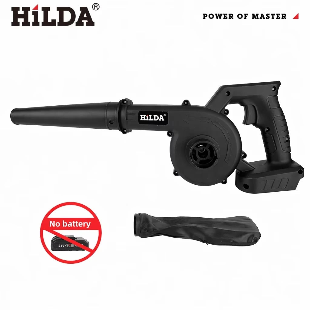 HILDA Electric Air Blower Cordless Power Tools Garden Vacuum Cleaner Dust Computer Collector Handheld for Makita Battery