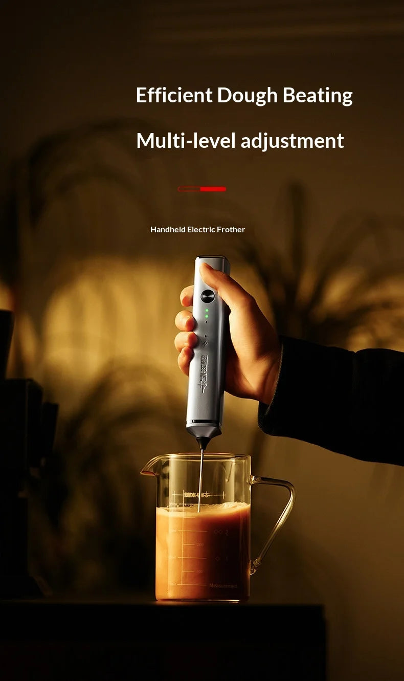 MHW-3BOMBER Electric Milk Frother Handheld Coffee Stirrer Household Egg Beater Milk Foam Maker Multi-Function Milk Frother