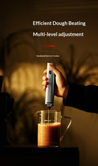 MHW-3BOMBER Electric Milk Frother Handheld Coffee Stirrer Household Egg Beater Milk Foam Maker Multi-Function Milk Frother