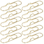Anti Lost Paper Clip Metal Pen Holder Clips Portable Bookmarks Photo Memo Ticket Fixed Paperclips Office School Stationery
