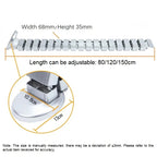 Wire Spine Cable Sleeve Under Desk Cable Tray Wire Management Workstation Snake Wire Organizer Management Cleaning Pipe Conduit