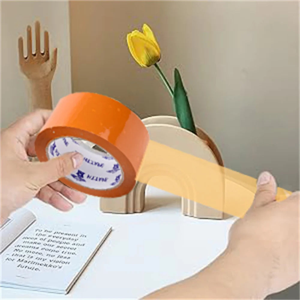 12 Rolls/Set Tape Packaging Tools Office Packing Supplies Waterproof Sealing PP Material Durable Can Be Written As Marking Tapes