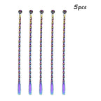 Stainless Steel Cocktail Drink Mixer Bar Stirring Mixing Sticks Muddler Ladle Stirrer Swizzle Sticks Coffee Stirring Sticks