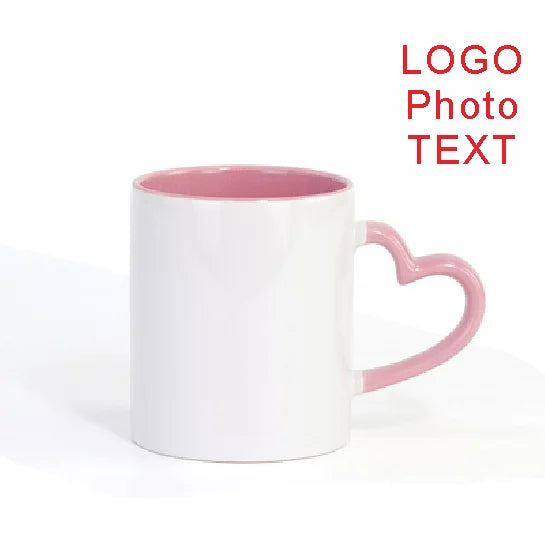 DIY Customized 350ML 12oz Ceramic Mug Print Picture Photo LOGO Text Personalized Coffee Milk Cup Creative Present Cute Gift