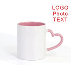 DIY Customized 350ML 12oz Ceramic Mug Print Picture Photo LOGO Text Personalized Coffee Milk Cup Creative Present Cute Gift
