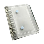 The New High-value Transparent A7 Three-fold Hand Ledger Loose-leaf Detachable Student Portable Note-taking Diary Hand Ledger