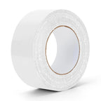 White Duct Tape Heavy Duty Waterproof,No Residue, Easy Tear by Hand for Home Repairs Indoor Outdoor Crafts Packing HVAC
