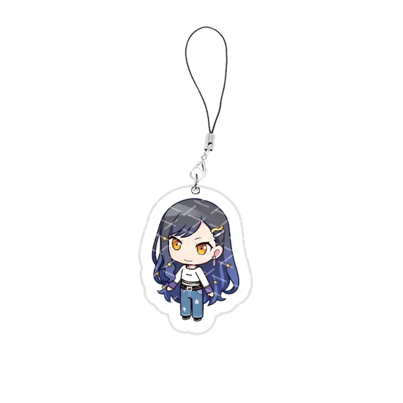 Anime Project Sekai Colorful Stage Mobile Phone Charms Acrylic PJSK Small Pendant Kusanagi Nene Len Rin Phone Chain Keychain