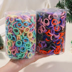 50/100/300pcs Kids Elastic Hair Bands Girls Sweets Scrunchie Rubber Band for Children Hair Ties Headband Baby Hair Accessories