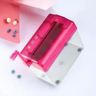 Small Manual Shredder Portable Hand Operated Paper Shredder for Confidential Document Destruction Office Supply Household School