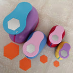 Hexagon Punch Paper Cutter Crafts Scrapbook Embossing Device Hole Punches Cortador De Papel