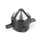 Folding Hand Brewed Coffee Filter Coffee Dripper Cone for Drip Coffee and Tea with Stainless Steel Holder No Filter Paper
