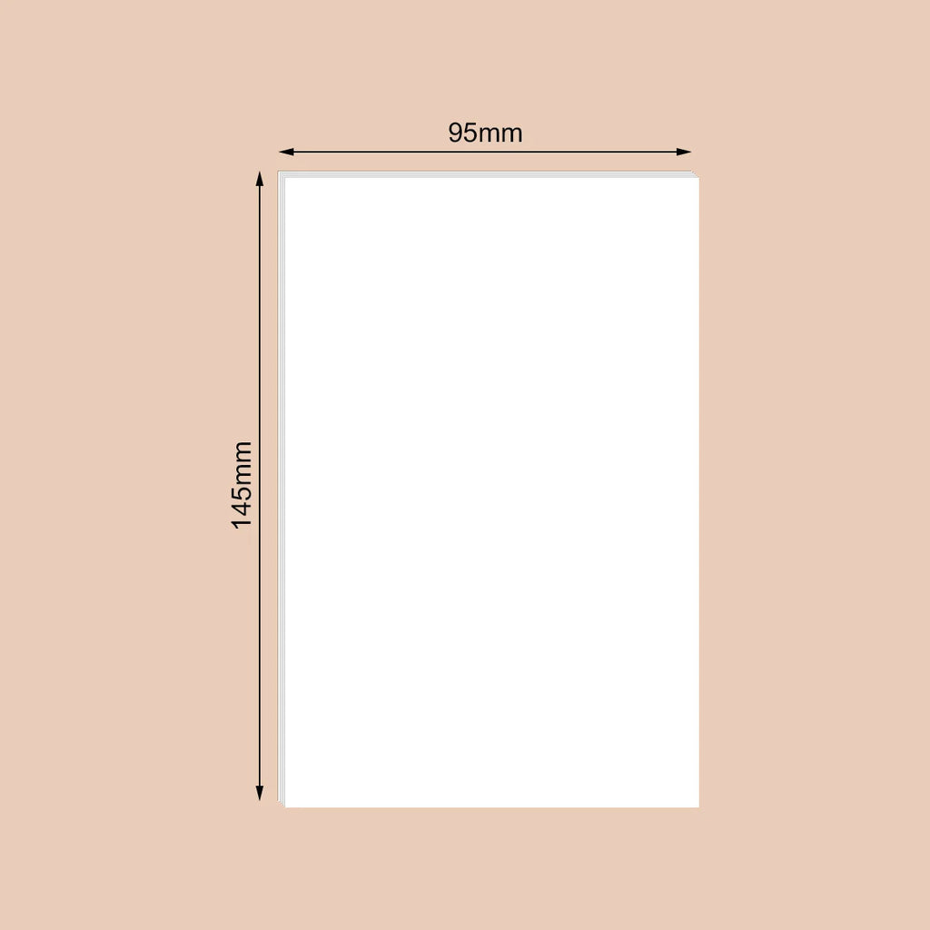 Blank Thick Printable Cardstock DIY Hand Drawn Postcards Greeting Cards for Wedding Invitation Thank You Word Host Cue Cards