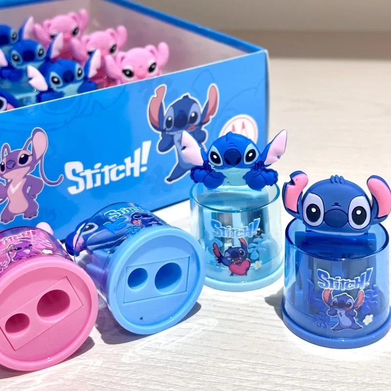 Random 1 Color Stitch doll pencil sharpener, cute cartoon student pencil sharpener, Lilo & Stitch stationery, school supplies
