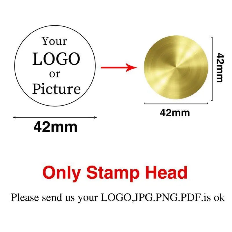 Custom Stamps Personalized Logo Metal Stamps Custom Wax Seals Stamps Customize Your Own Logo Gift Stamps Invitation Stamps
