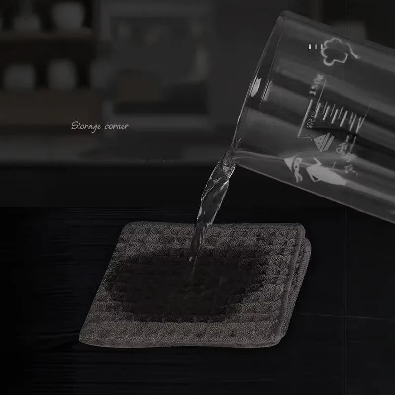 1/4Pcs Coffee Bar Cleaning Towels Super Absorbent Microfiber Cleaning Cloth Towel Home Barista Clean Tool Coffee Machine Cleaner